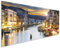 Wallario Küchenrückwand aus Glas 125 x 50 cm, Motiv: Canal Grande in Venedig am Abend mit untergehender Sonne | Spritzschutz abwischbar & pflegeleicht