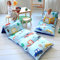Butterfly Craze Bodenkissen-Bezug für Bettliege, gemütliche und stilvolle Sitzlösung für Kinder, Bezug für Liegestuhl-Bodenkissen, Nickerchenmatte, Transport, Queen