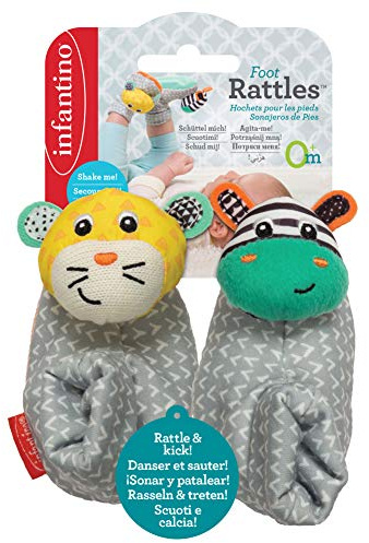 Infantino Pantofole per neonati con cricchetto