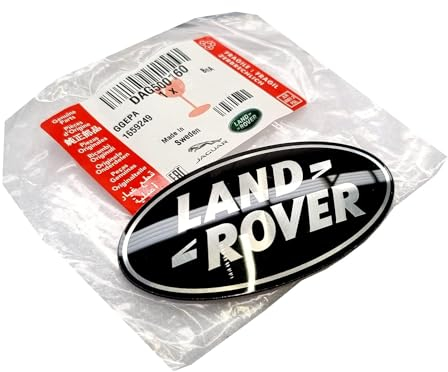 LAND ROVER Original OEM Range Rover Sport Kühlergrill-Emblem, schwarz, Namensschild DAG500160