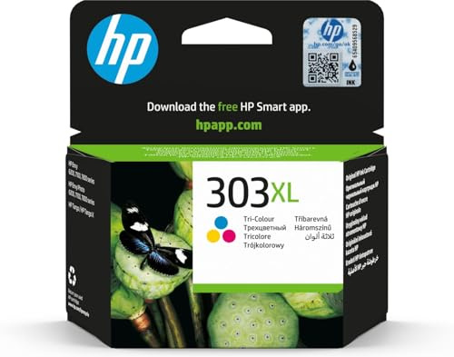 HP Original Tintenpatrone T6N3AE - 3 Farben, Hoher Ertrag, Kompatibel mit HP ENVY Photo 6230, 7130, 7830