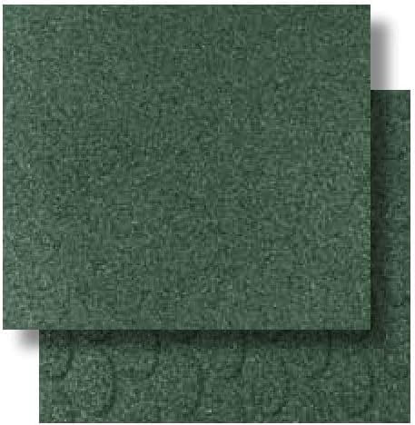 KOBEL - N. 1 scatola di 4 Piastrelle in gomma anticaduta cm 50x50, cm. 2,5 (Totali mq. 1), colore VERDE. Pavimento tappeto parco giochi, palestre. Piastrella gomma antitrauma, antishock CERTIFICATA