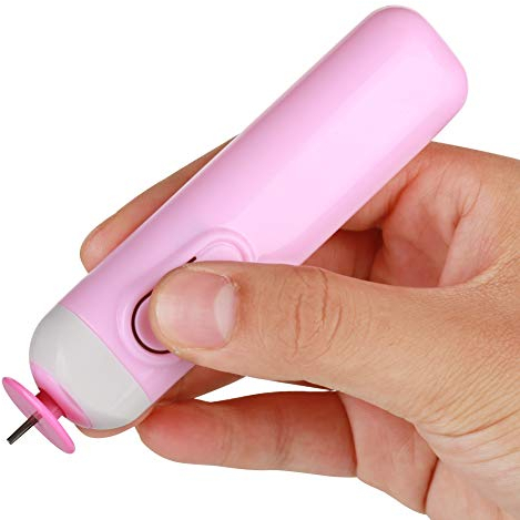 Elektrischer Quilling Stift, elektronisches Faltwerkzeug für Papierkunst mit Stahlspitze, ideal für Origami und DIY-Projekte, rosa