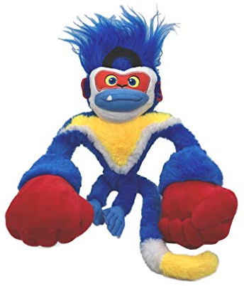 DIE CROODS 2 Alles auf Anfang versch. Plüsch Figuren 24-30cm, Kinofilm 2021 ORIGINAL Kuscheltier Plüschfigur, Eep Crood Creepo Monkey Belt u. Sash Faultier Chunky Tiger, Plüschtier Stofftier (Monkey)