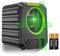 Huepar Self-Leveling Green Beam Cross Line Laser Level - Vertical and Horizontal, 100ft Alignment Tool for Picture Hanging and DIY, Battery Included-B011G