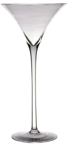 XXL Martiniglas, Partyglas für den großen Durst - Glasvase Martini klar, H50 D24