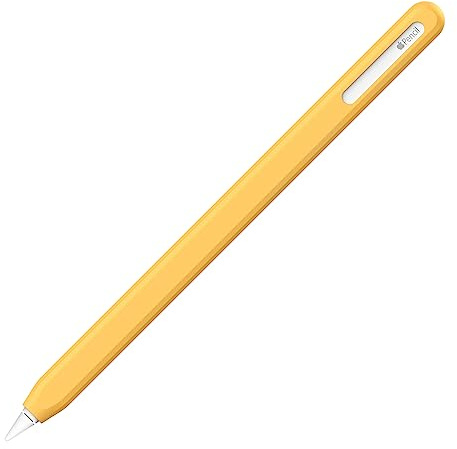 UPPERCASE Designs NimbleSleeve Premium Silicone Case Holder Protective Cover Sleeve Compatible with iPad Apple Pencil Pro and 2nd Generation Only (Daisy Yellow)