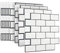 JOIEYOU Fliesenaufkleber, 10 Stück Klebefliesen aus PVC, Peel and Stick Tiles Wandfliesen Selbstklebend 30x30 cm für Küchen Bad - Weiß Fliese