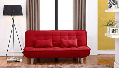 MUEBLIX.COM | Sofa Otero 2 Plazas | Sofas de Salón Modernos | Asiento Poliester, Tapizado Posterior e Interior | Respaldo Capitoné | Sofa de Diseño