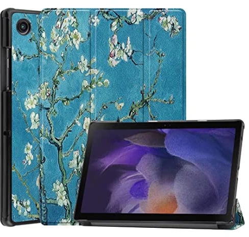 TUUNKMUY Hülle für Honor Pad X9/Honor Pad X8 Pro, Lightweight Hülle Ultra Dünn mit Standfunktion Schutzhülle mit Auto Schlaf/Wach Cover für Honor Pad X9/Honor Pad X8 Pro,Grüne Blume