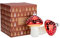 Every Day is Christmas Glasgeblasene Ornamente, niedliche handgefertigte Figuren, Baumschmuck, Pilze, 2 Stück
