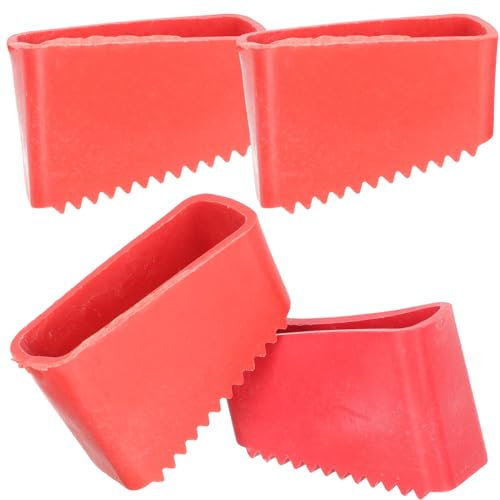 Housoutil 4pcs Ladder Non-slip Feet Attic Ladder Retractable Stairs Pads Ladder Feet Telescoping Ladder Cap Furniture Foot Pad Furniture Feet Cover Ladder Mitts Ladder Pad Werner Rubber Sofa