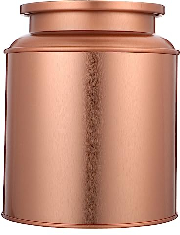 FELTECHELECTR Professional Tinplate Tea Jar Sealed Storage Can for Loose-leaf Tea and Moisture Design for Home Organization and Kitchen Decor
