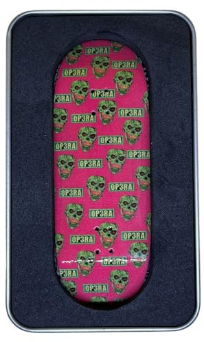 Leefai Pro Fingerboard Deck 34 * 96mm Op3ra V2 Handmade Wood Decks 5 Layer UV Printing Graphic (Stamp v2)