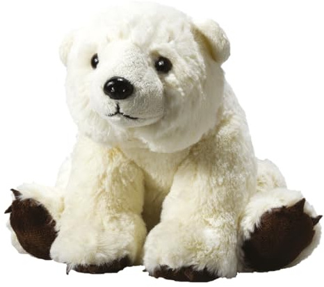 Stofftier - Schmusetier - Minifeet - Kuscheln mit Qualität - Höhe: 17cm - Eisbär Lia
