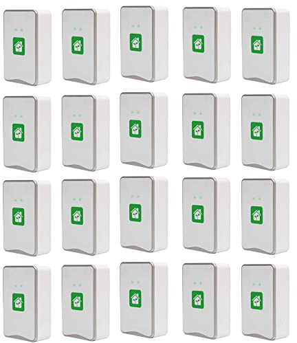 KEALBAUS Luftreiniger, steckbar, Negativ-Ionengenerator, Ionisator, ohne Filter, reine Allergene, Schadstoffe, Schimmel, Gerüche – EU-Stecker, 20 Stück