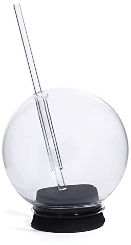 QXSJEDYCH Wine Glasses, Transparent Spherical Cocktail Glass Sippy Cup Mugs