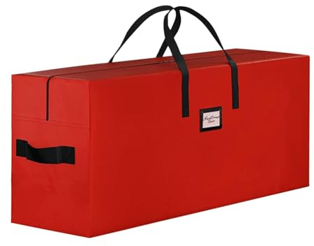 Weihnachtsbaum-Aufbewahrung,Weihnachts-Aufbewahrungsbehälter - Weihnachtsbaum-Aufbewahrungstasche, Ornament-Aufbewahrungsbox,Staubdichte Weihnachtsbaumbox mit glattem Reißverschluss für künstlichen We