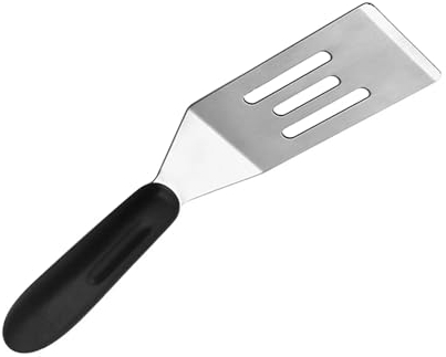 Spatola Scanalata da Cucina Giapponese, Utensile da Cucina Tornitore in Acciaio Inossidabile per Chef Domestico