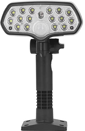 Hyuduo Waterproof Solar Wall Light Solar Garden Wall Light ABS 16LED PIR Motion Sensor Light Waterproof Heat Resistance Lamp for Flood & Security Lights