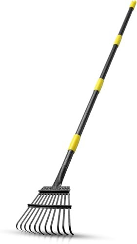 Laubbesen für den Garten, 152 cm, 11 Zinken