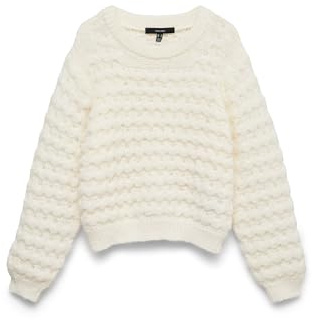 VERO Moda Damen Vmlauryn Ls O-Neck Pullover Ga Boo Vmlauryn Ls O-Neck Pullover Ga Boo (0er Pack)