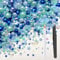 Bouiexye 80g Mix Flatback Pearls and Rhinestones for Crafts Blue Mixed Size 2mm-10mm Half Round Pearls Rhinestones for Nail Art Tumblers Shoes DIY Bedazzling with Tweezers Wax Pen