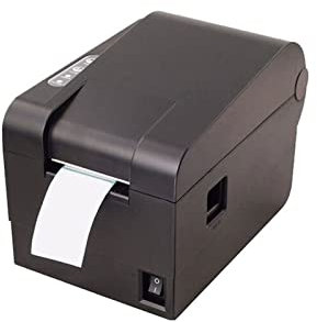 AUBEST Etikettendrucker, 2 Zoll / 58mm Serie Thermisches Etikett/Quittung Drucker Barcode Drucker Aufkleber Papierdrucker(B)