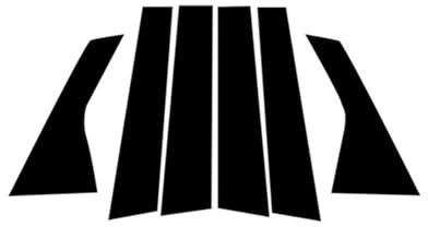 Autocollant Décoratif Noir Brillant Pour Montants De Vitres Pour R&ange R&over Pour Evoque L551 5 Portes 2019 2020 2021 2022 2023 Joints Fenêtres Voiture