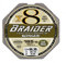 Geflochtene Schnur KONGER Braider Olive Grün 8-Fach Braided Line Angelschnur 150m 0,04mm-0,25mm (0,14mm/17,50kg)