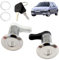 2 serrures de porte compatibles pour Peugeot 106 (3 portes UNIQUEMENT) (1991-2003) avant gauche et droit | Barillet de porte avec double de clés | 9170G1