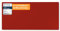 Flickly® Selbstklebende Reparatur Flicken | LKW, Anhänger, Zelt, Markisen, Camping, Sonnenschirme, Pool | in vielen Farben erhältlich | 50cm x 24cm | (RAL3000) Feuerrot