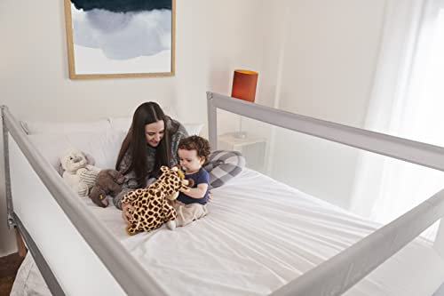 ms BabyWorld – Barrera Tall – Barrera de Seguridad para Bebé | 90/150/190 cm con Enganches Incluidos | Extra Alta y Resistente | Mecanismo de Bajada Seguro | Fácil Instalación | (190)