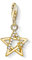 Thomas Sabo Damen Charm-Anhänger Stern mit Steinen Charm Club 925 Sterling Silber