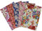 aufodara 5er Baumwollstoff Meterware 50x50 cm Japanische Stil gedruckt Blumen Gold Muster Bronzing Stoffpaket Patchwork Baumwolle Stoffe zum Nähen Quilten DIY Artcraft Handarbeit (Rosa, Blau)