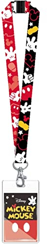 Disney Mickey Schlüsselband mit Kartenhalter