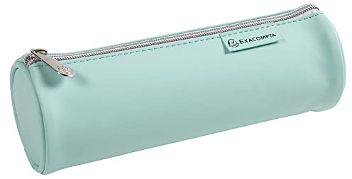Exacompta 52570E Federmäppchen Aquarell aus Polyurethan-Gummi mit Soft-Touch-Oberfläche 22,5 x 7,5 cm 1 Stück Zufallsfarbe Federtasche Schlampermäppchen ideal für Schule und Universität