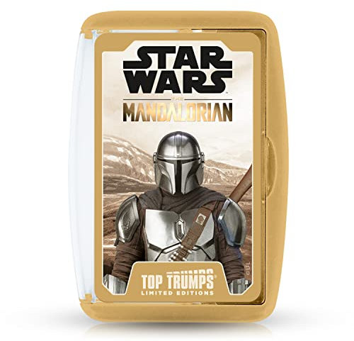Top Trumps Star Wars The Mandalorian Limited Editions Kartenspiel, Spielen Sie mit Greef Karga, Moff Gideon, Boba Fett, Koska Reeves, und Grogu selbst, Geschenk und Spielzeug für Jungen und Mädchen ab