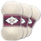 Alize 3x100g Superwash Comfort Sockenwolle 33 Farben zur Auswahl EIN-/Mehrfarbig Pullover Kleidung Wolle (01 | Creme)