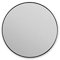Brabantia - Mindset Badezimmerspiegel - 5-facher Zoom für Präzise Sicht - Abnehmbarer Spiegel - Wandmontage - Korrosionsbeständig - Inklusive Befestigungsmaterial - Infinite Grey - ⌀ 20,4 cm