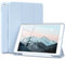 ZOYU Hülle für iPad 9. 8. 7. Generation 2021 2020 2019, Hülle mit Stifthalter für iPad 9/8/7, Weiche TPU Silikon Schutzhülle für i Pad 10,2 Zoll, Blau