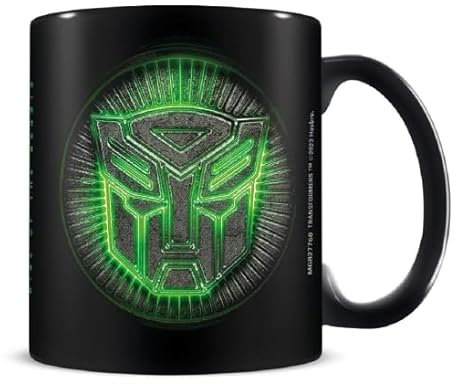 Pyramid International Taza de café de cerámica de 325 ml, diseño de Transformers (Rise of The Beasts), para hombres y mujeres, producto oficial