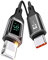 IZHOI USB C Cavo per iphone, Digital Pro 30W PD/Ricarica Rapida,LED Display Cavo dati Carica 1m nero per iphone 14/13/12 Pro Max/11/XS/XR/8 Plus