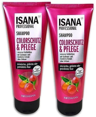 2 er Pack ISANA PROFESSIONAL Shampoo Color-Schutz & Pflege 2 x 250 ml