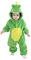 LOLANTA Bébé Deguisement Crocodile, Animal Alligator Combinaison en Flanelle à Capuche Enfant, Vert, 3-4 ans