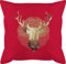 Shirtracer Kissen 50x50 - Dekoration - Hirsch Motiv Geschenk Jäger I Hirschgeweih Tracht - 50 x 50 cm - Rot - hirschkissen mit füllung Jaeger männerkissen hirschmotiv geweih Pillow Bavaria sofakissen