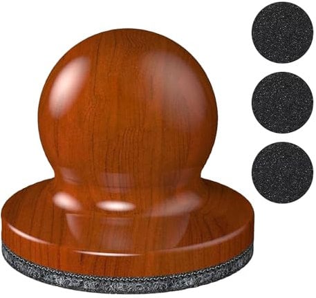 MFUOE Pet Scratch Board Dog Nail File with 3Pcs Replaceable Sandpaper Puppy Nail Grinding Pad Solid Wooden Dog Nail Scratcher for Dogs Nails Gift