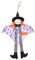 MULAIDI Halloween Decoration Pumpkin Hanging Ornaments Door Hanger For Haunted House KTV Bar Party Decor Props Halloween Door Hanger Craft