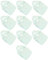 10 x Holdon® Mini Clip Weiss - Klammer Klemme Befestigungsöse für Banner, Zelt, Planen, Molton - BO-Camp/Isabella