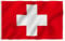 MOGADEE® Schweiz Flagge, 90 x 150 cm Schweizer Fahne mit 2 Metallösen, Wetterfeste Fahne für Fahnenmast, Leuchtenden Farben, Schweizer Nationalflagge für Sportveranstaltungen, Partys, Bar Deko